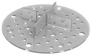 Querträger für auf Kies verlegte Platten - transparent