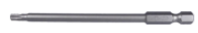 Dedicated T20 bit extended for the DECK-DRY invisible mounting system