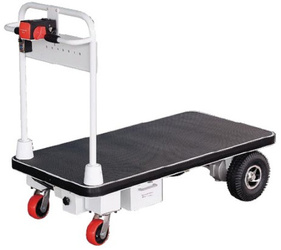 WYPOŻYCZ - Wózek platformowy elektryczny transportowy magazynowy 400 kg