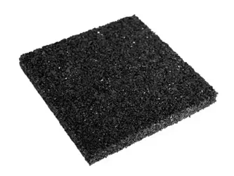 Rubber pads under SBR joists 100x100x3 mm