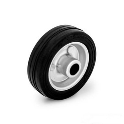 Steel - rubber wheel SG 125/15W / wheel diameter 125 mm / roller bearing / Load capacity 130 kg