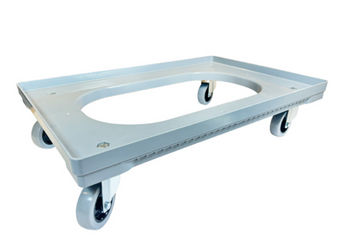 TPM-ALPU 200K Top Plate Fixed Caster 200mm / polyurethane-alumimium / ball bearing / 500kg