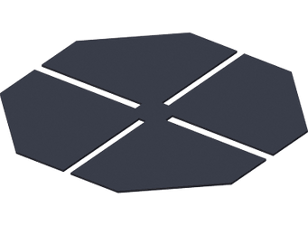 Rubber Pad SH175 (Suitable for DDP016 TERRACE PADS)