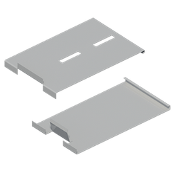 Clip for mounting the grilles (UPPER)