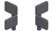 Additional spacers 3/5 mm 100 pcs.